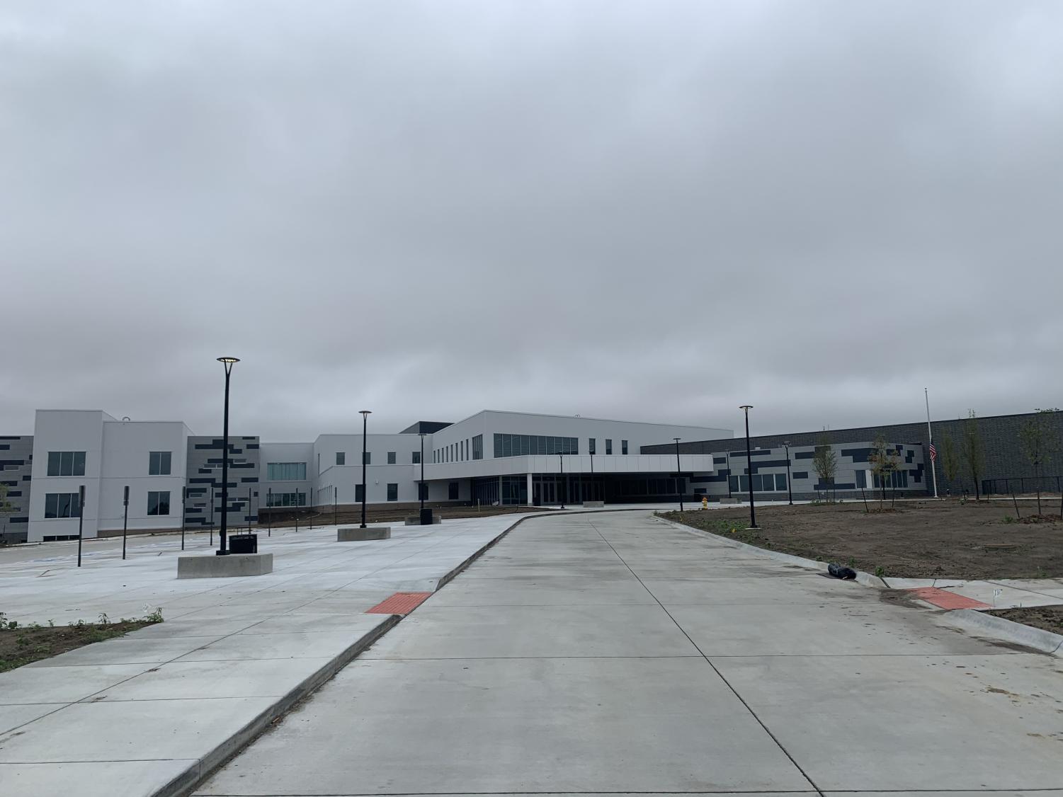 A view of Elkhorn North High School. 