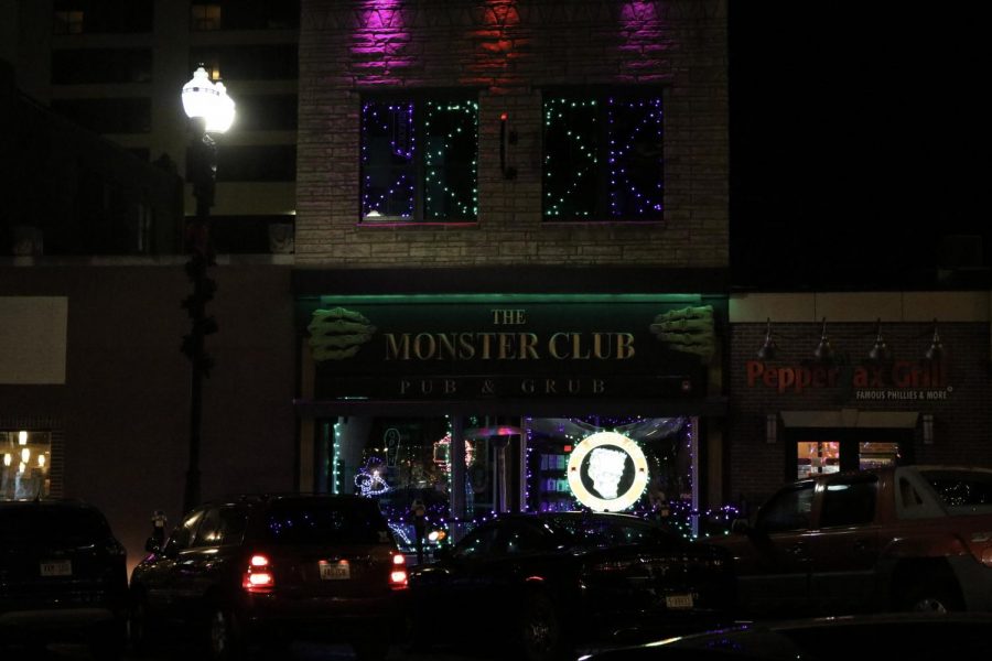 The Monster Club keeps a theme of creepy with its Holiday decorations