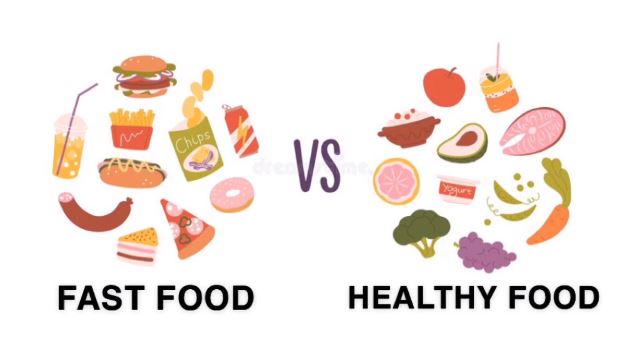 The Effects of Fast Food V. Healthy Food