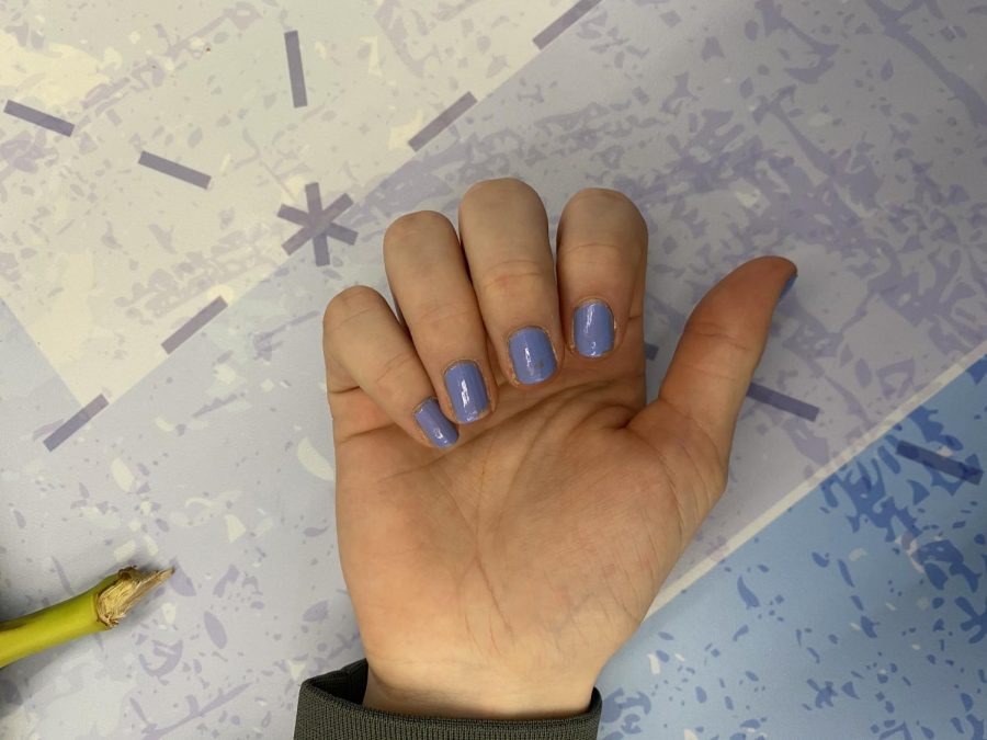Grace Thompson's nails.
