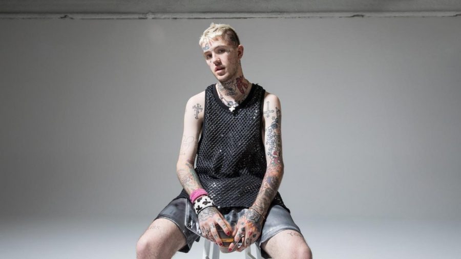 Photo of Lil Peep in a video interview by GQ.