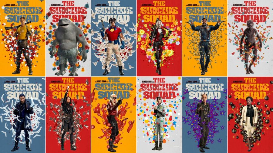 The Suicide Squad character poster.