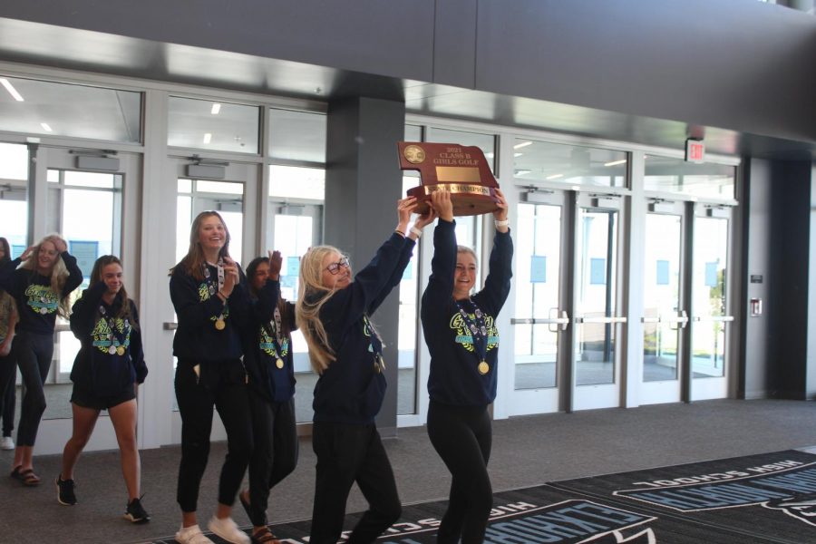 Photo Series: Girls Golf Brings Home the Trophy