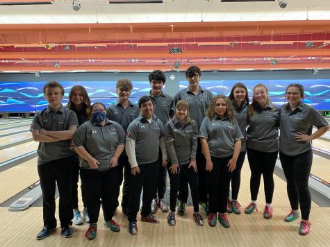 The Unified Bowling team at Districts.