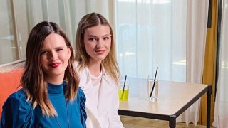 Two Tuprin sisters in a recent interview with ABC.