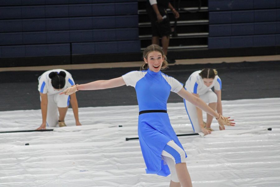 Madison Mensch performing her dancing solo