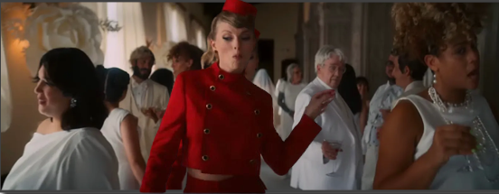 Swift’s “I Bet You Think About Me” music video shows Swift crashing a wedding, which is a very similar plot-line to her “Speak Now” album lead single. This is yet another reason fans think “Speak Now” is the next rerecording.