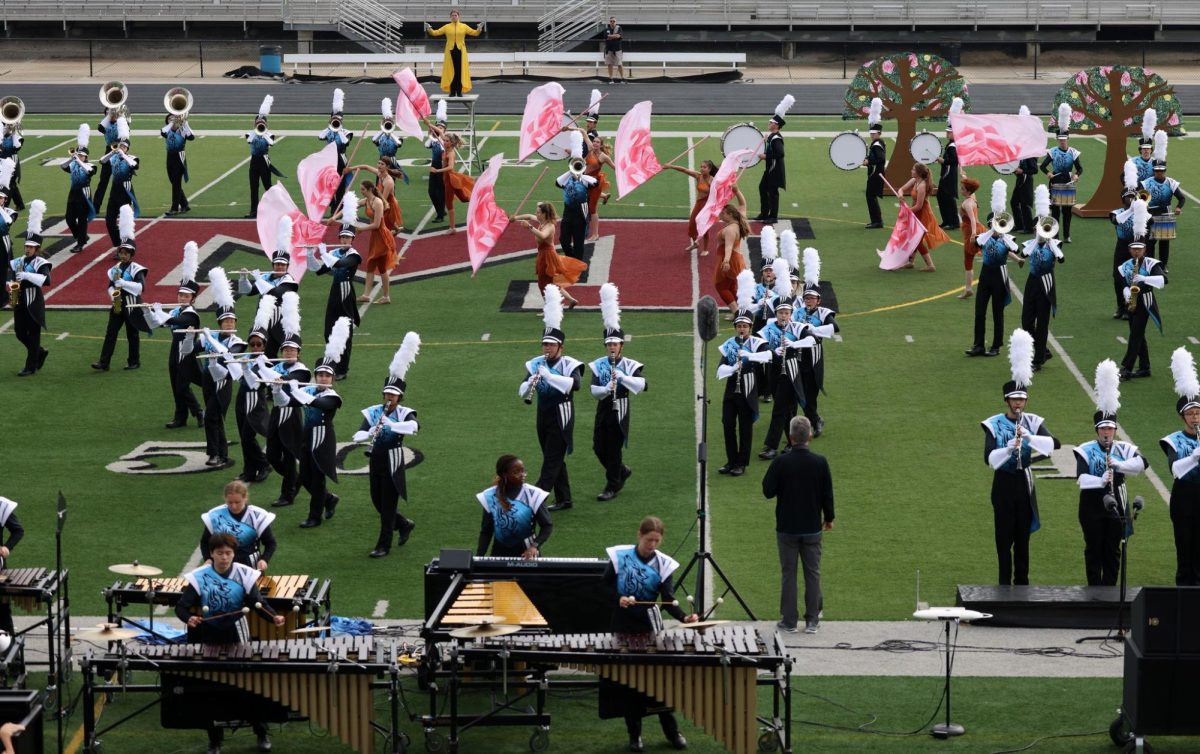 Sound of the Wolfpack marching band performing at the Wildcat Classic marching competition on September 16th, 2023
Photo courtesy of Matt Rom