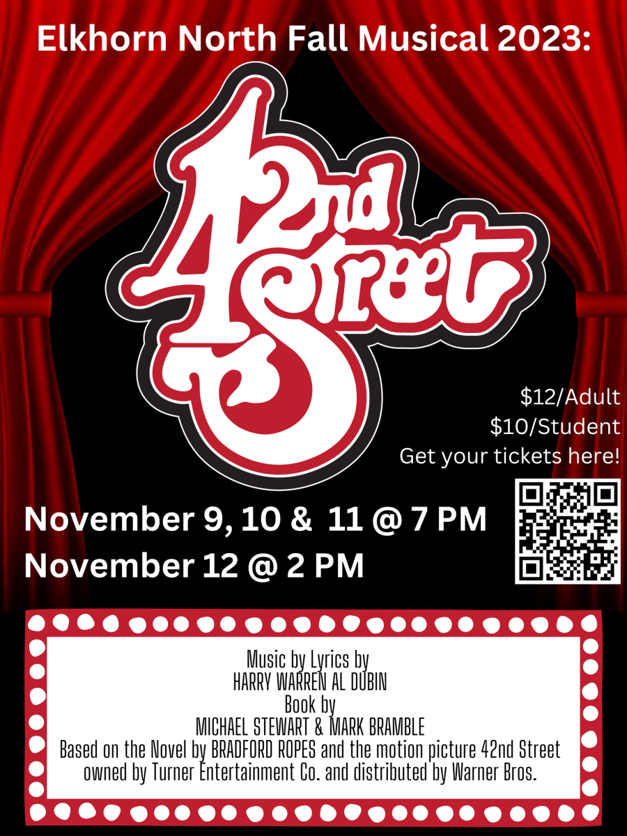 Show poster for 42nd Street. Photo courtesy of Casey Allen.