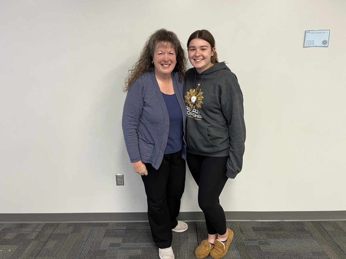 “My daughter is always good at school, so I don’t hear much about her ever.” Teachers Assistant, Shelli Willcoxon, said. “I always make good decisions in school, but I will say having my mom in school keeps me on my absolute best behavior.” Senior, Emma Willcoxon, said.