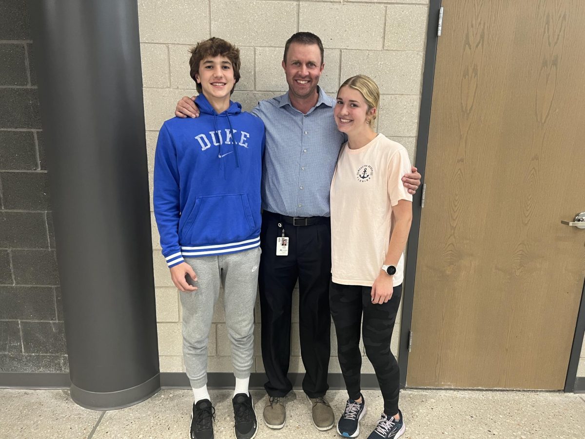  “I like to keep home and school separate for my kids and I.” Athletic Director, Luke Ford, said. “Having my dad at the same school as me does not have any downsides, it is so nice to have him there.” Junior, Ella Ford, said.