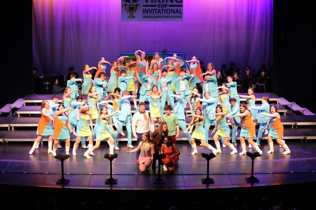 AdrENaline preforming Scooby-Doo at the Omaha North High School Vikings Cup Invitational on March 2nd, 2024. Photo courtesy of David and Lori Buck.