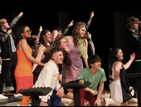 The Scooby Doo gang poses in front of the audience during their performance at the Northern Lights show choir festival on January 27th

Photo by Selah Halweg