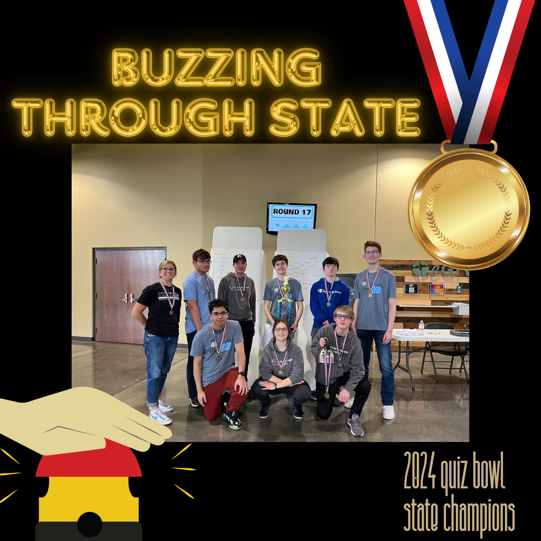 The+Elkhorn+North+quiz+bowl+team+poses+for+a+picture+after+winning+the+state+championship.%0APhoto+courtsey+of+Melissa+Peterson.