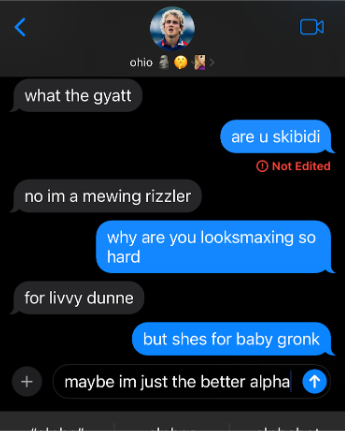 A typical conversation between gen alpha teens is filled with slang. Past generations had slang unique to their generation as well.