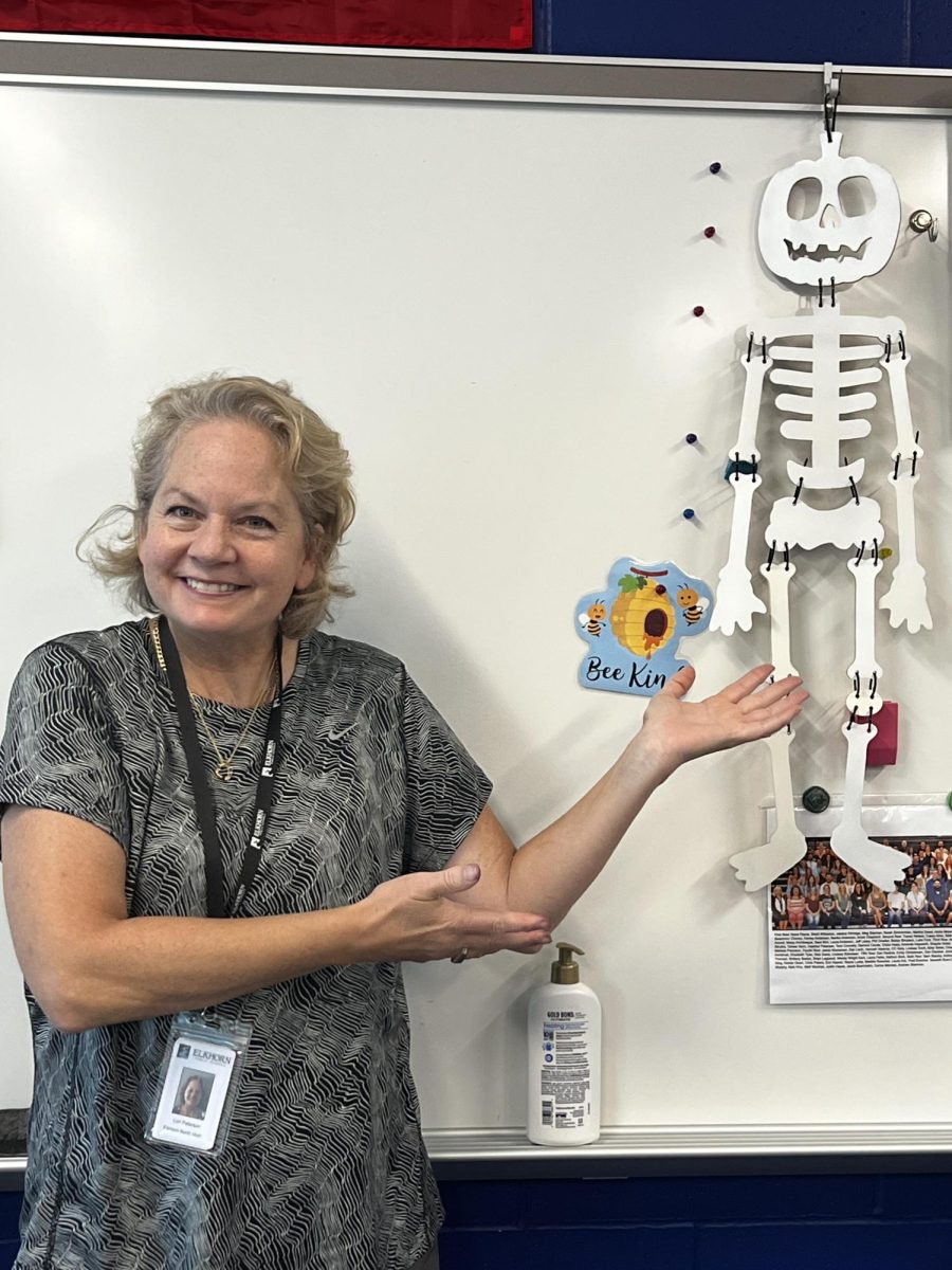 This is special education teacher, Lori Peterson, in one of her classrooms that she helps students in. 