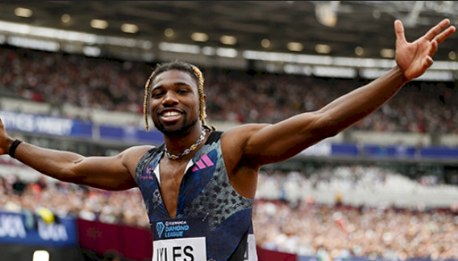 Gold medalist, Noah Lyles