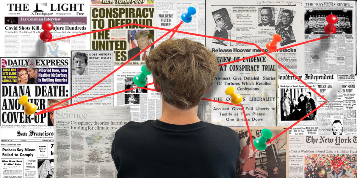 The conspiracies that many believers often get themselves trapped in.