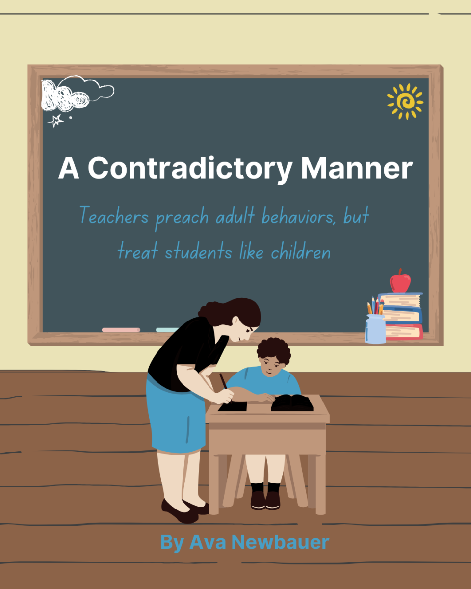 A contradictory manner
