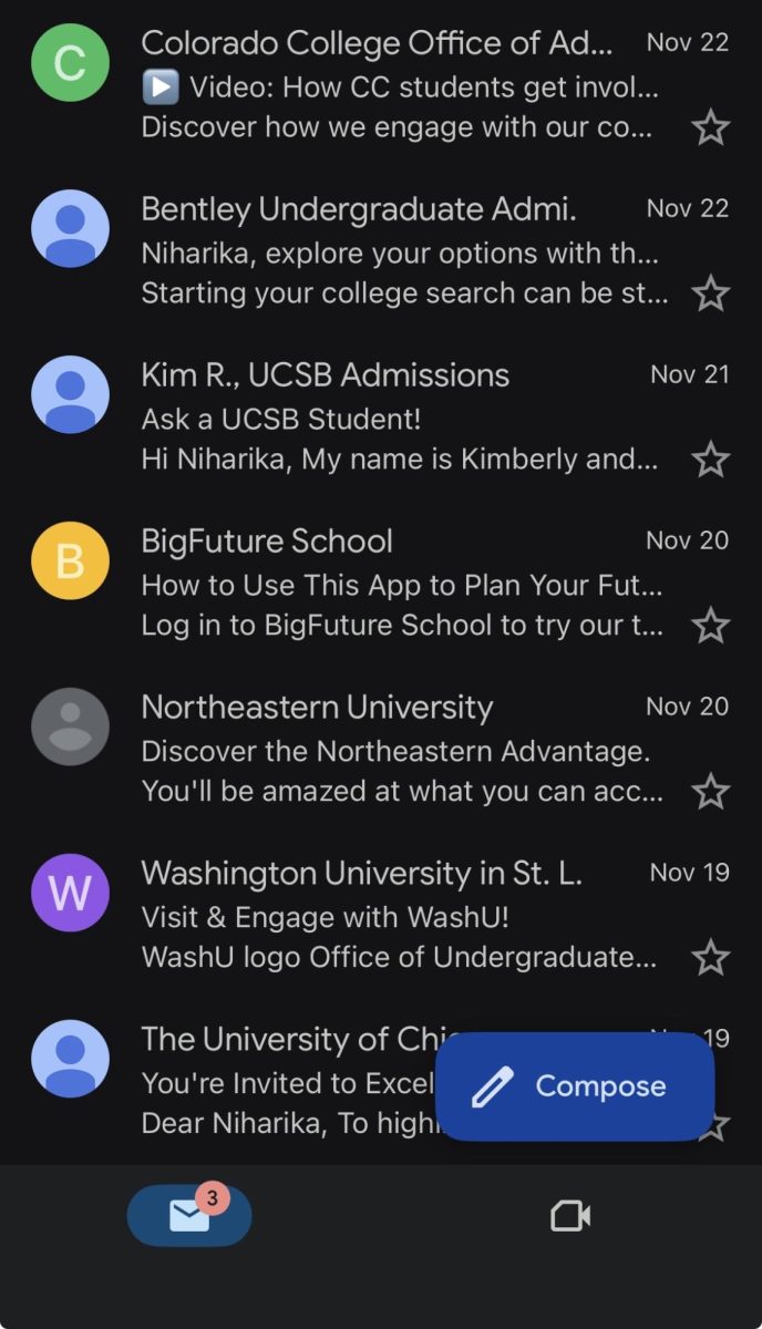 Many students receive emails from colleges daily. However, an email from a college isn't a indicator of acceptance for students.