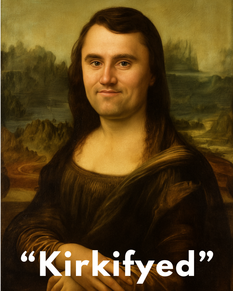 This is one of many “kirkified” images. Gen Z takes serious issues and immediately turns them into memes.