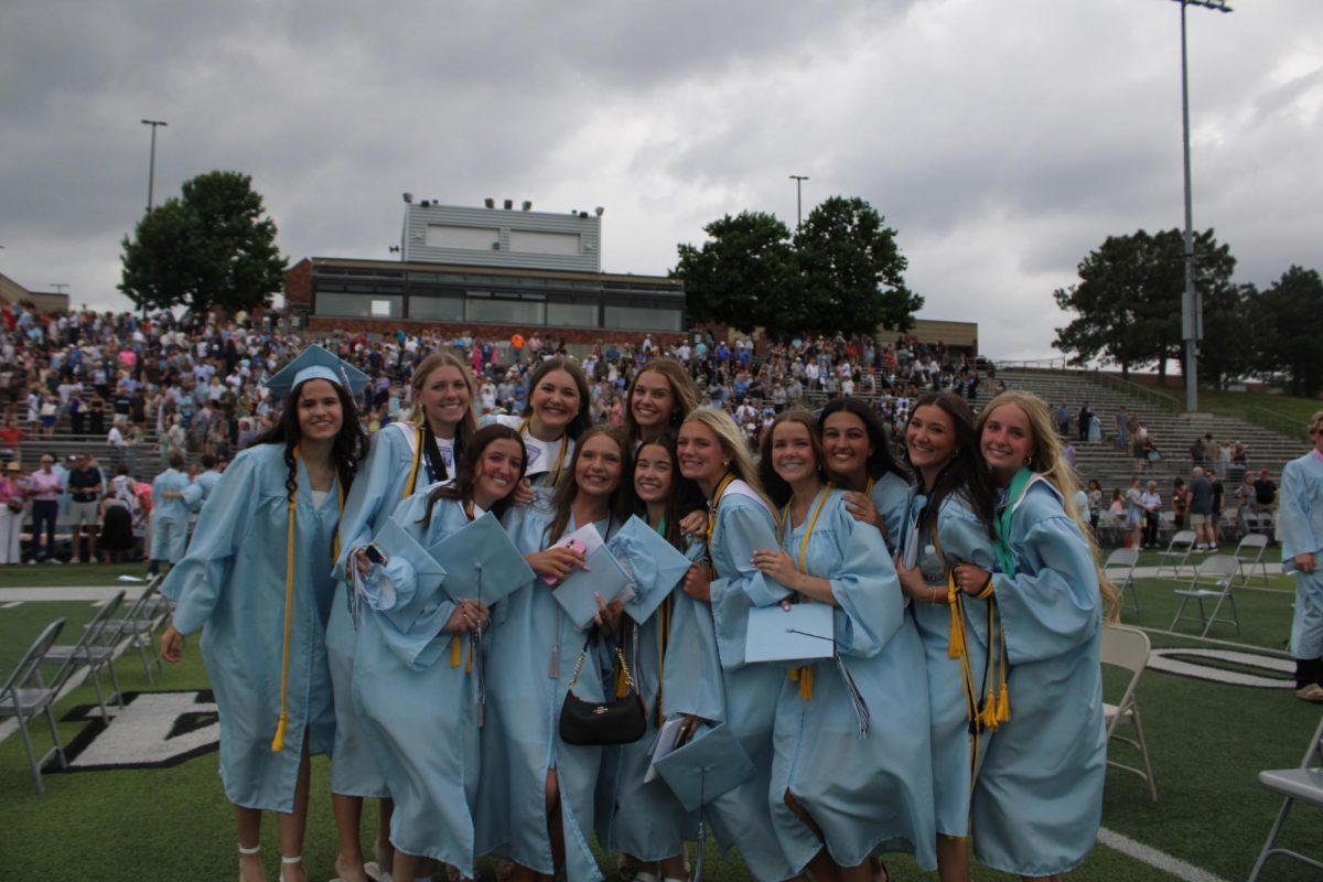 ENHS class of 2026 poses for photo after graduation. Graduation took place on May 17, 2026.
